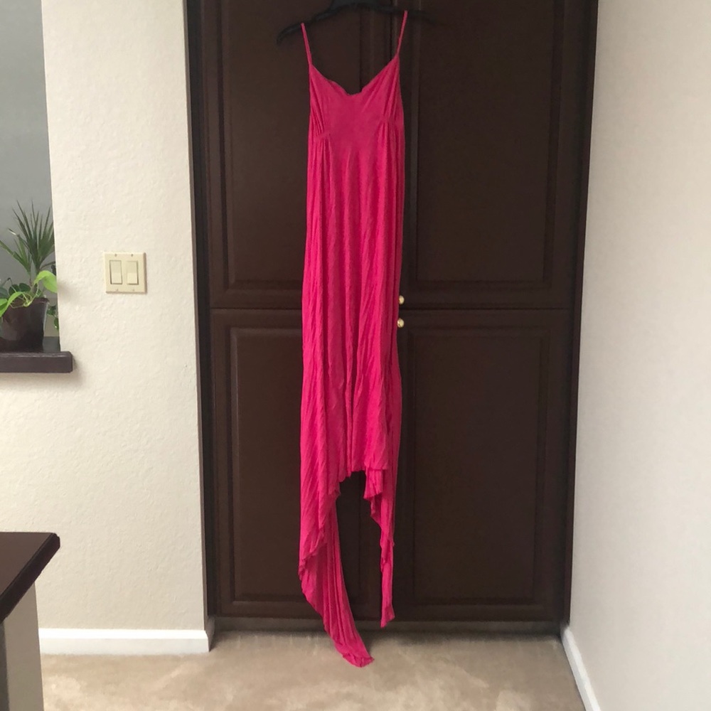 Flowing layered length maxi dress